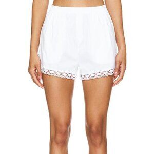 MUSIER PARIS Women's Calais Shorts Size 34/2 In White